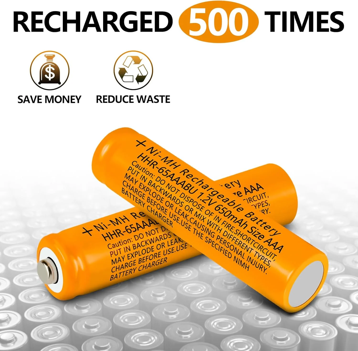 باتری های قابل شارژ نیمه قلمی AAABU Ni-MH 1.2V AAA 650mAh، بسته 4 عددی، مناسب تلفن های بی سیم پاناسونیک، کنترل از راه دور، اسباب بازی های الکترونیکی باتری های قابل شارژ نیمه قلمی AAABU Ni-MH 1.2V AAA 650mAh، بسته 4 عددی، مناسب تلفن های بی سیم پاناسونیک، کنترل از راه دور، اسباب بازی های الکترونیکی