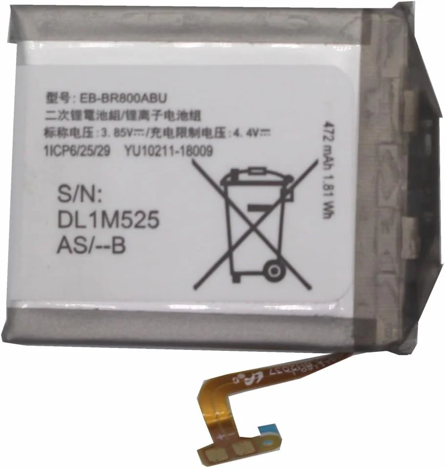 باتری جایگزین 472mAh EB-BR800ABU برای ساعت هوشمند سامسونگ Gear S4 SM-R800 46mm