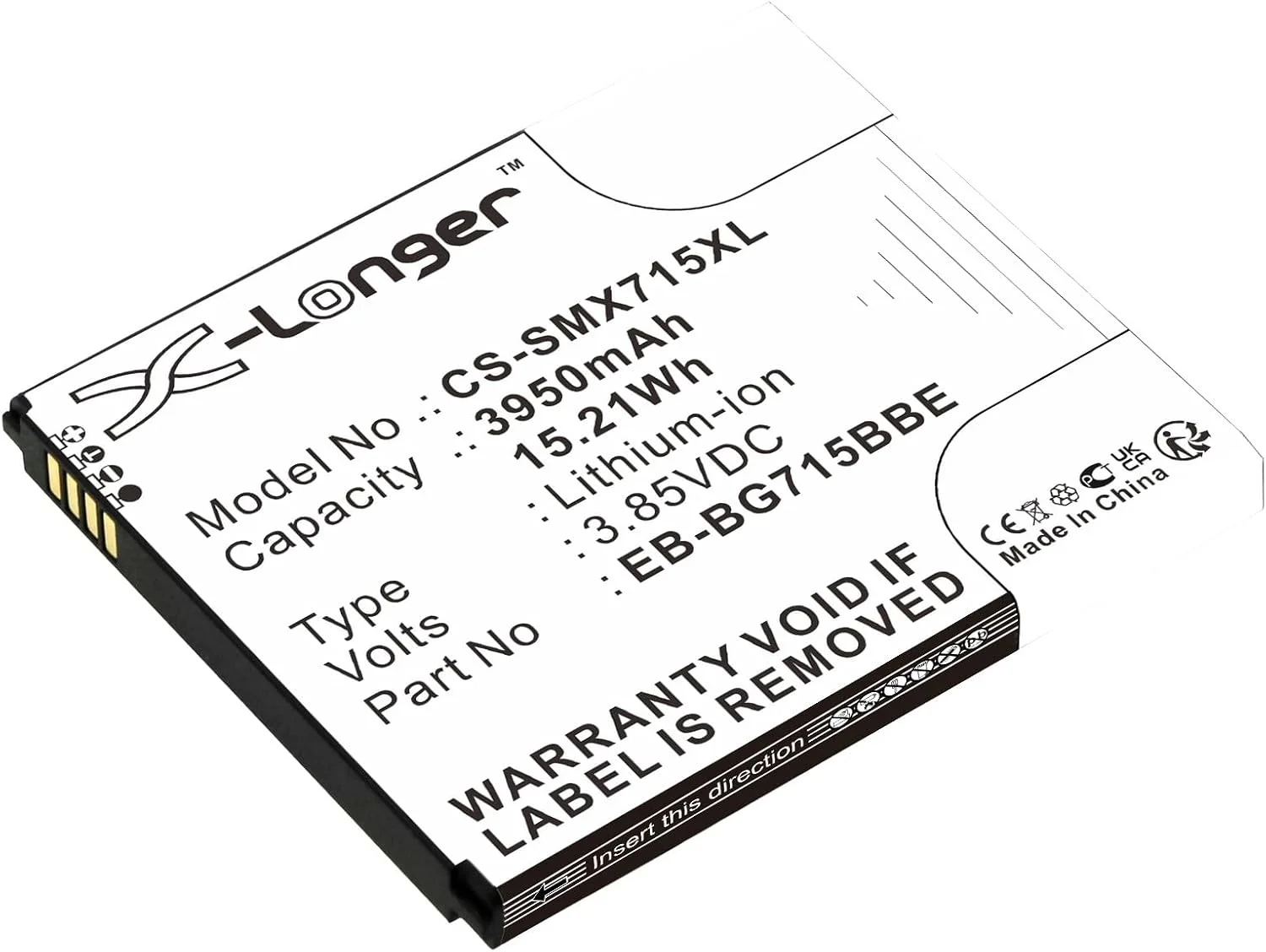 باتری مناسب برای سامسونگ EB-BG715BBE، گلکسی Xcover Pro، GH43-04993A