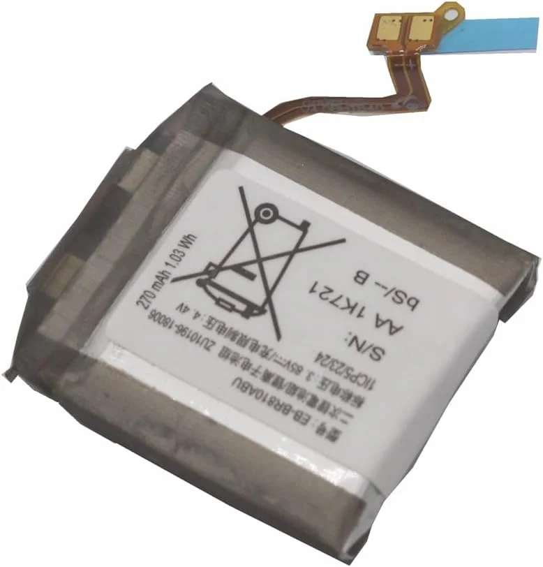 1 عدد باتری جایگزین EB-BR810ABU با ظرفیت 270mAh برای ساعت هوشمند سامسونگ گلکسی واچ گیر S4 42mm مدل SM-R810 R815 1 عدد باتری جایگزین EB-BR810ABU با ظرفیت 270mAh برای ساعت هوشمند سامسونگ گلکسی واچ گیر S4 42mm مدل SM-R810 R815