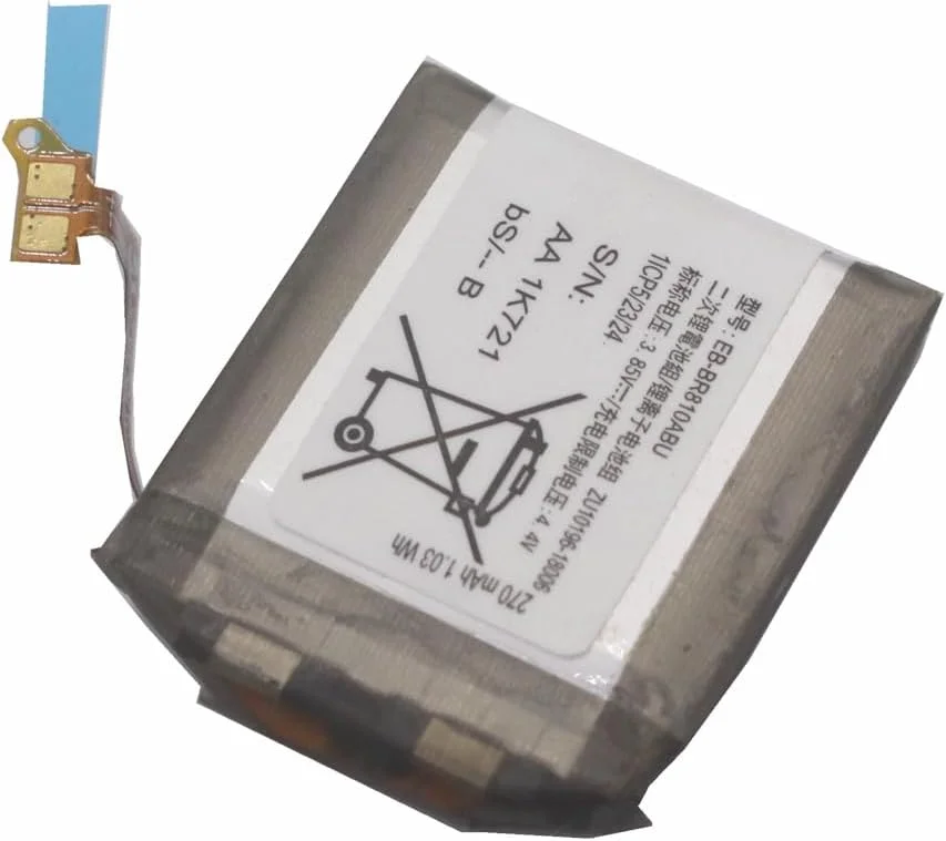 1 عدد باتری جایگزین EB-BR810ABU با ظرفیت 270mAh برای ساعت هوشمند سامسونگ گلکسی واچ گیر S4 42mm مدل SM-R810 R815 1 عدد باتری جایگزین EB-BR810ABU با ظرفیت 270mAh برای ساعت هوشمند سامسونگ گلکسی واچ گیر S4 42mm مدل SM-R810 R815