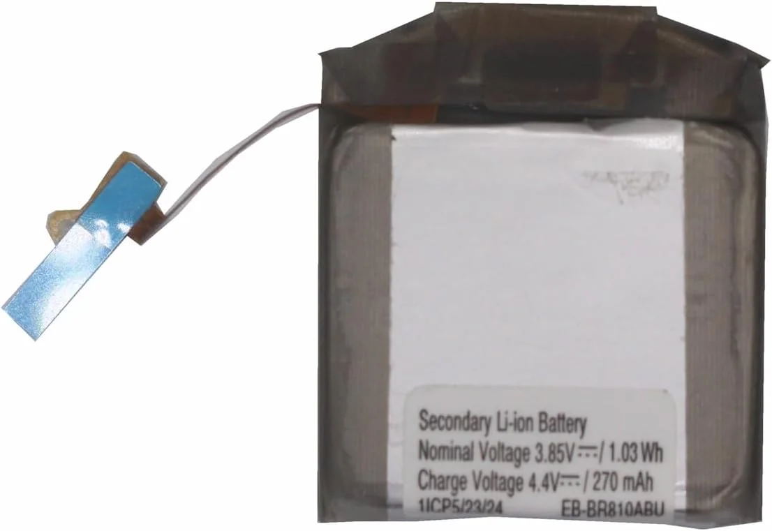 1 عدد باتری جایگزین EB-BR810ABU با ظرفیت 270mAh برای ساعت هوشمند سامسونگ گلکسی واچ گیر S4 42mm مدل SM-R810 R815 1 عدد باتری جایگزین EB-BR810ABU با ظرفیت 270mAh برای ساعت هوشمند سامسونگ گلکسی واچ گیر S4 42mm مدل SM-R810 R815