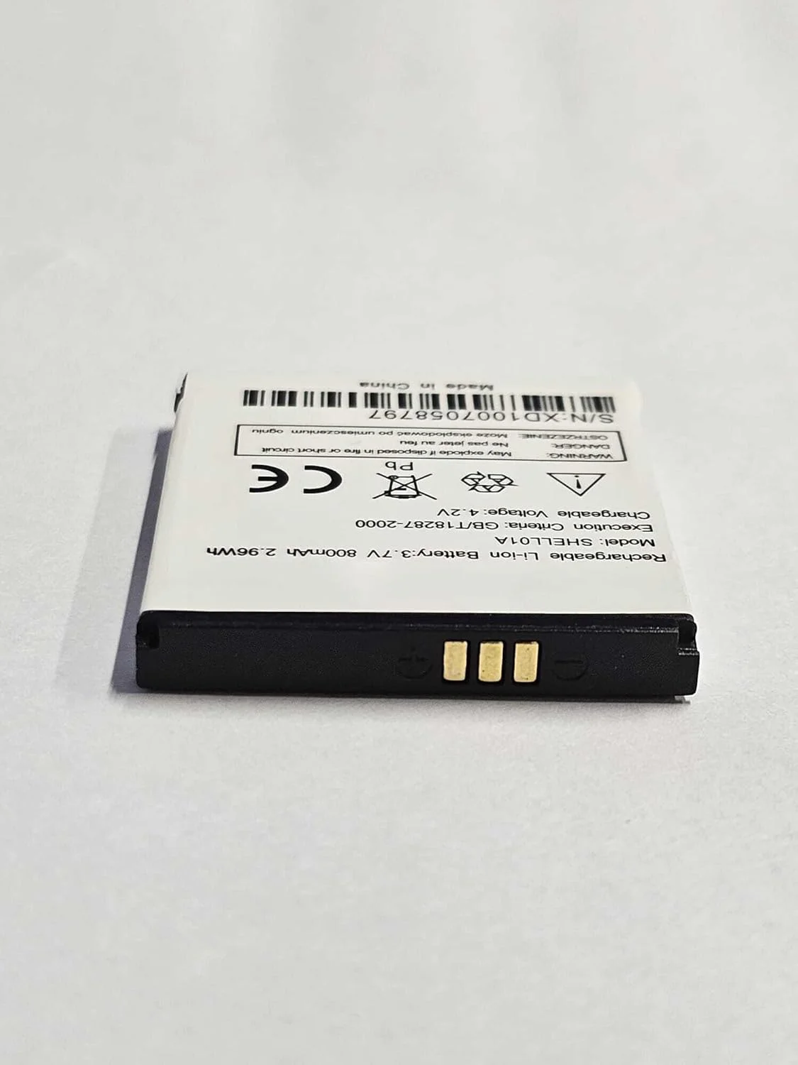 باتری جایگزین لیتیوم-یونی 3.7 ولت 800 میلی آمپر ساعت 2.96 وات ساعت سازگار با تلفن های دورو Phoneeasy 410, 520, 606, 611, 612, 631, 632, 621 - قدرت قابل اعتماد