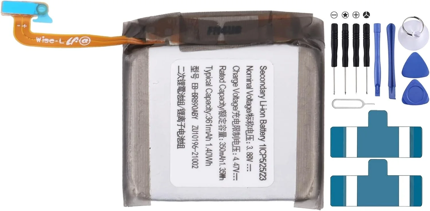 باتری جایگزین SHIHUI EB-BR890ABY 350mAh برای ساعت سامسونگ Gear Watch 4 Classic 46mm باتری جایگزین SHIHUI EB-BR890ABY 350mAh برای ساعت سامسونگ Gear Watch 4 Classic 46mm