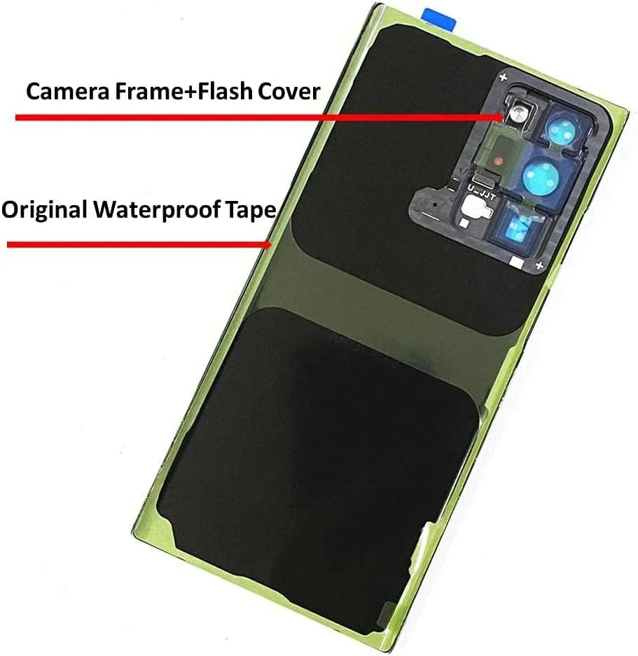 درب پشتی شیشه ای گوشی سامسونگ گلکسی نوت 20 الترا (مشکی) به همراه چسب و فریم دوربین درب پشتی شیشه ای گوشی سامسونگ گلکسی نوت 20 الترا (مشکی) به همراه چسب و فریم دوربین