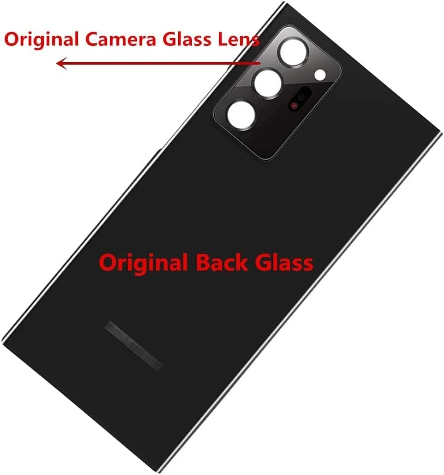 درب پشتی شیشه ای گوشی سامسونگ گلکسی نوت 20 الترا (مشکی) به همراه چسب و فریم دوربین درب پشتی شیشه ای گوشی سامسونگ گلکسی نوت 20 الترا (مشکی) به همراه چسب و فریم دوربین