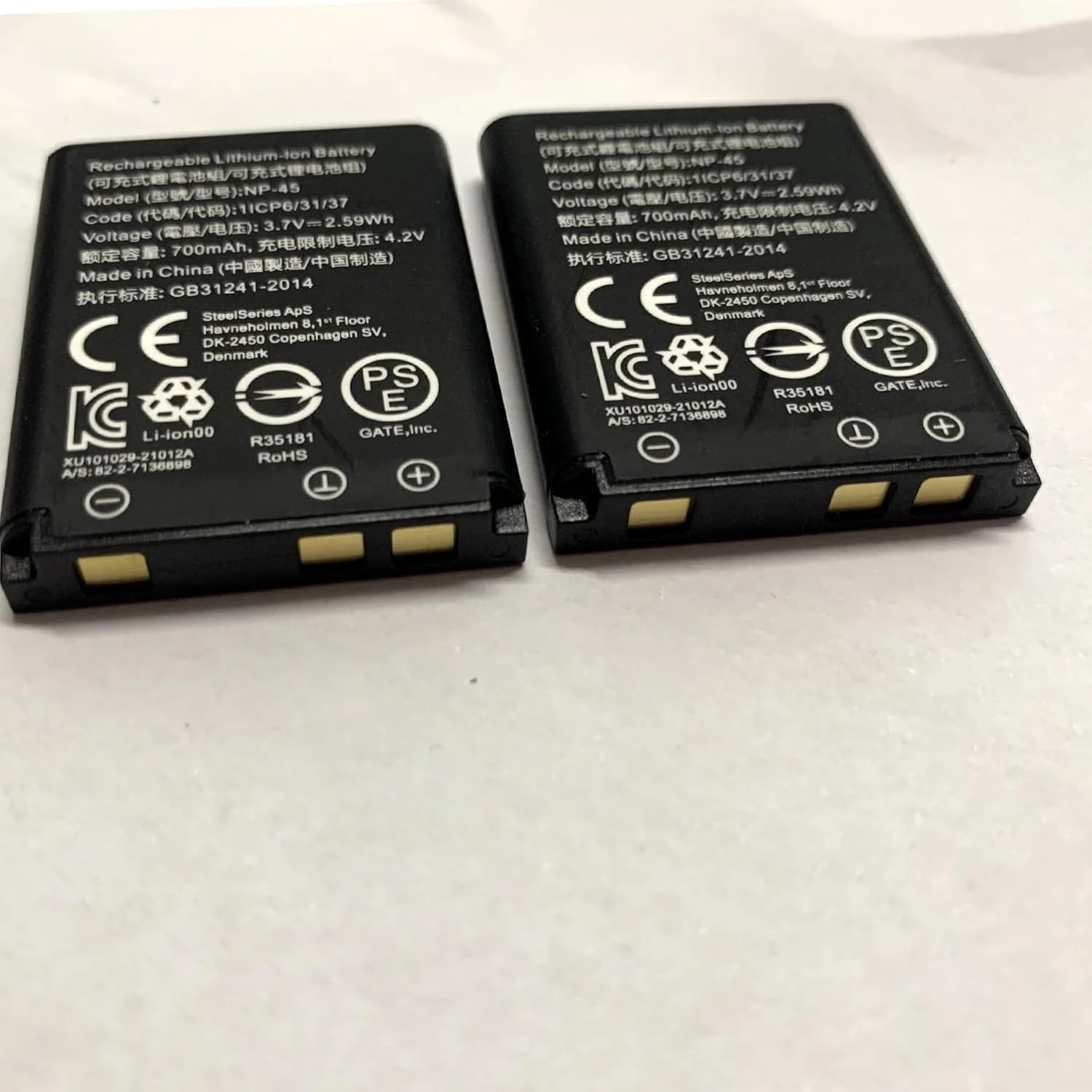 باتری جایگزین NP-45 ارتقا یافته جدید ۲۰۲۴ برای هدست Steelseries Arctis Nova Pro Wireless، برای هدست Arctis Nova Pro Wireless برای Xbox، برای PlayStation (دو عددی) باتری جایگزین NP-45 ارتقا یافته جدید ۲۰۲۴ برای هدست Steelseries Arctis Nova Pro Wireless، برای هدست Arctis Nova Pro Wireless برای Xbox، برای PlayStation (دو عددی)