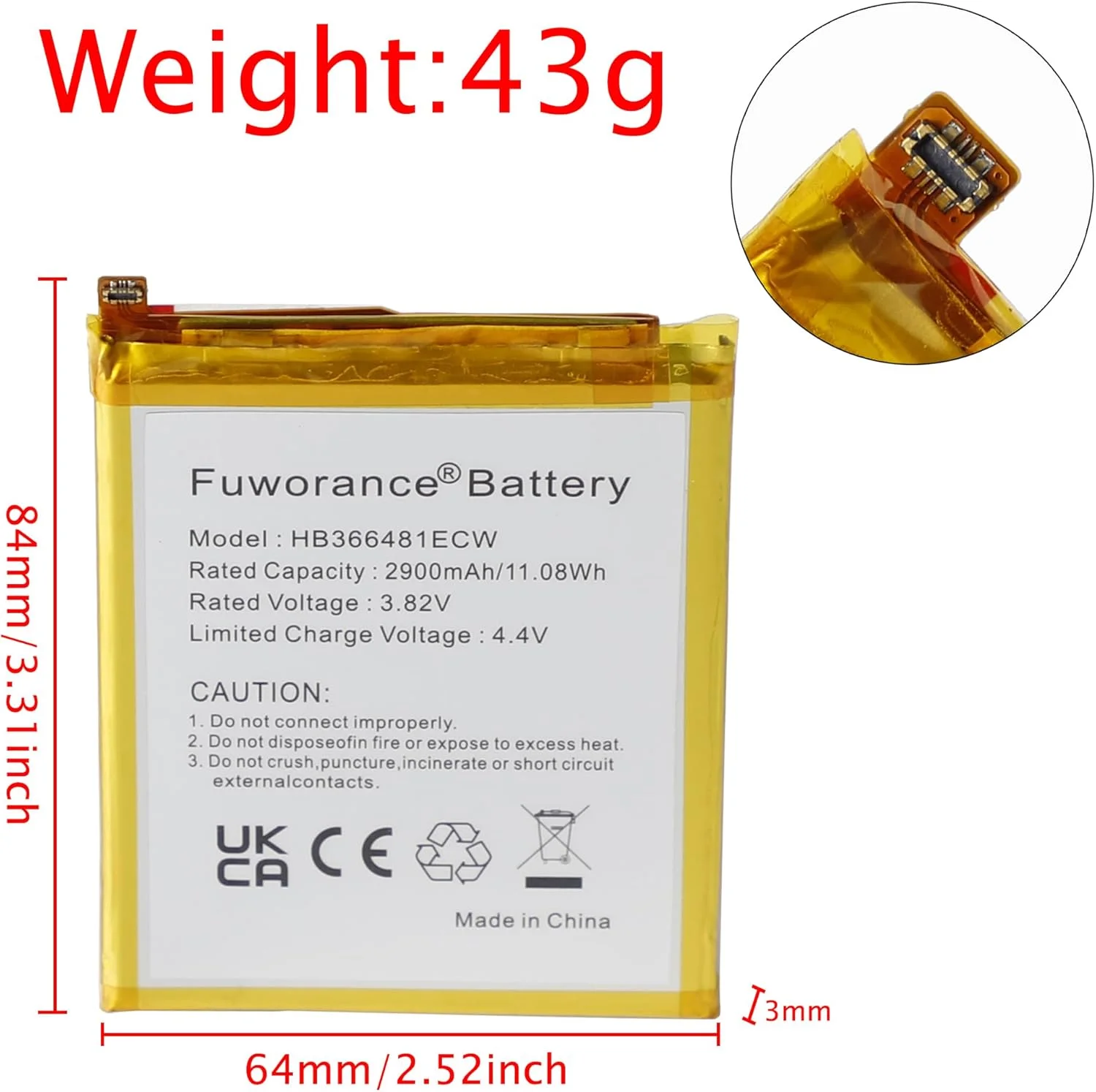 باتری جایگزین 2900mAh 3.82V HB366481ECW سازگار با گوشی های هوآوی P9/P9 Lite/P10 Lite/P8 Lite 2017/P20 Lite/Y7 2018/Honor 8 Lite/Honor 9/Honor 9 Lite/Honor 5C/Honor 7C باتری جایگزین 2900mAh 3.82V HB366481ECW سازگار با گوشی های هوآوی P9/P9 Lite/P10 Lite/P8 Lite 2017/P20 Lite/Y7 2018/Honor 8 Lite/Honor 9/Honor 9 Lite/Honor 5C/Honor 7C