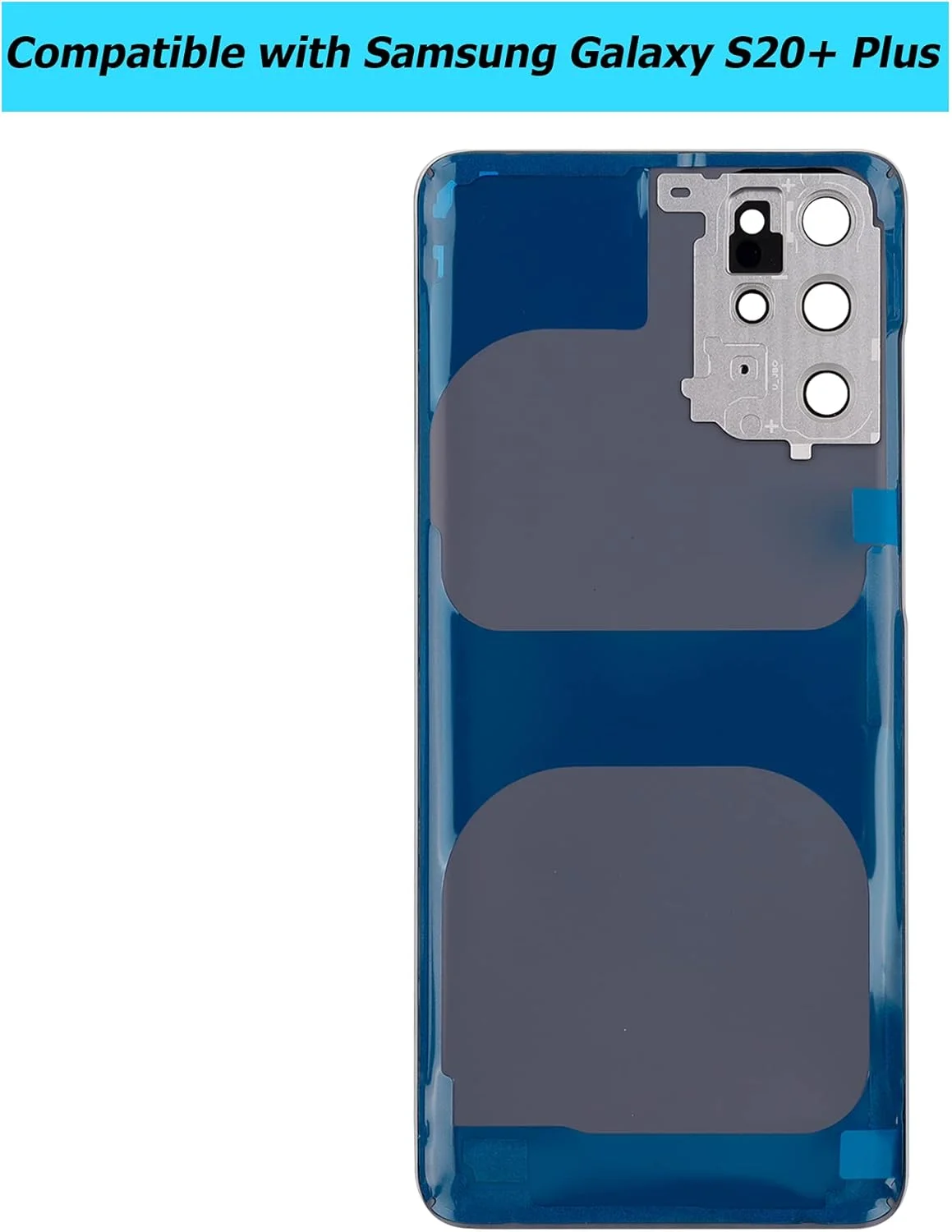 درب پشتی جایگزین Vvsialeek سازگار با Samsung Galaxy S20+ Plus SM-G985 SM-G985F SM-G985F/DS سفید ابری همراه با لنز دوربین و چسب ضد آب درب پشتی جایگزین Vvsialeek سازگار با Samsung Galaxy S20+ Plus SM-G985 SM-G985F SM-G985F/DS سفید ابری همراه با لنز دوربین و چسب ضد آب