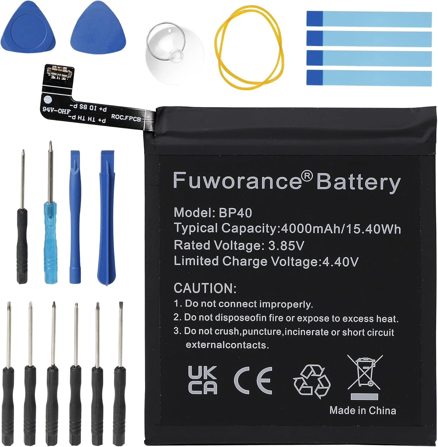 4000mAh 3.85V BP40 Replacement Battery Compatible with Xiaomi Mi 9T Pro Compatible with Redmi K20 Pro Mobile Phone, Rechargeable Lithium Ion Battery, High Capacity + Tool Bag 4000mAh 3.85V BP40 Replacement Battery Compatible with Xiaomi Mi 9T Pro Compatible with Redmi K20 Pro Mobile Phone, Rechargeable Lithium Ion Battery, High Capacity + Tool Bag