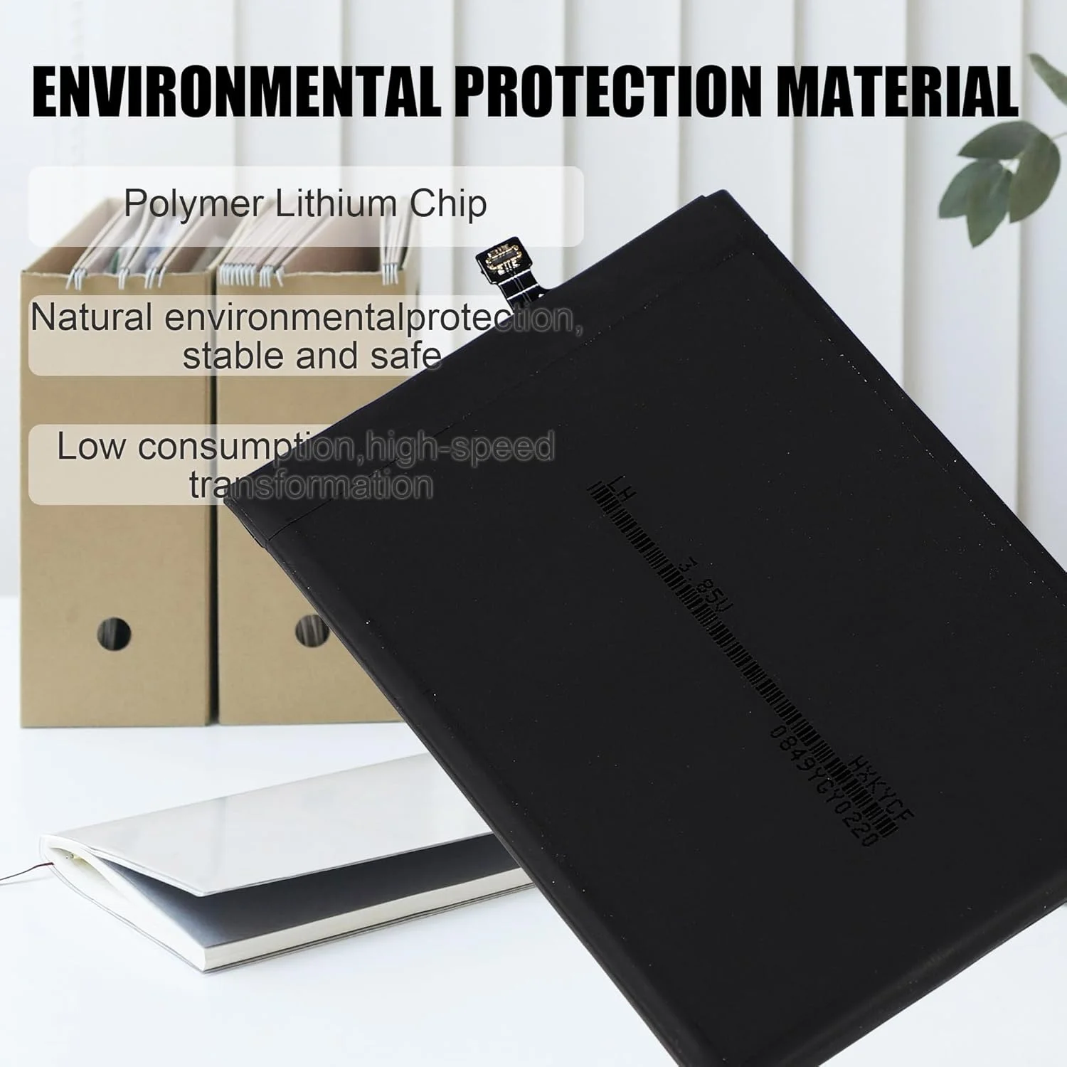 باتری جایگزین 5020mAh 3.87V BN55 سازگار با گوشی موبایل شیائومی Redmi Note 9S M2003J6A1G، باتری لیتیوم یونی قابل شارژ، ظرفیت بالا به همراه کیف ابزار باتری جایگزین 5020mAh 3.87V BN55 سازگار با گوشی موبایل شیائومی Redmi Note 9S M2003J6A1G، باتری لیتیوم یونی قابل شارژ، ظرفیت بالا به همراه کیف ابزار