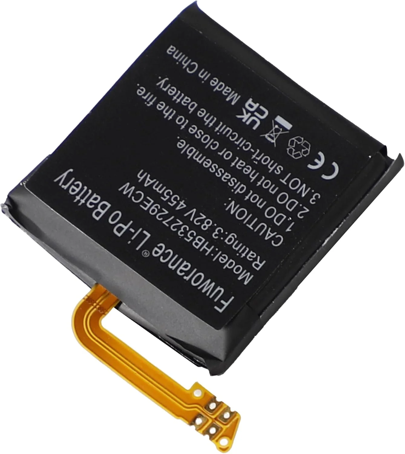 باتری جایگزین Fuworance 455mAh 3.82V HB532729ECW سازگار با Huawei GT2 46mm، GT2 Pro، Magic Watch 2 46mm، باتری Li-Po تلفن MNS-B19 به همراه ابزار تعمیر باتری جایگزین Fuworance 455mAh 3.82V HB532729ECW سازگار با Huawei GT2 46mm، GT2 Pro، Magic Watch 2 46mm، باتری Li-Po تلفن MNS-B19 به همراه ابزار تعمیر