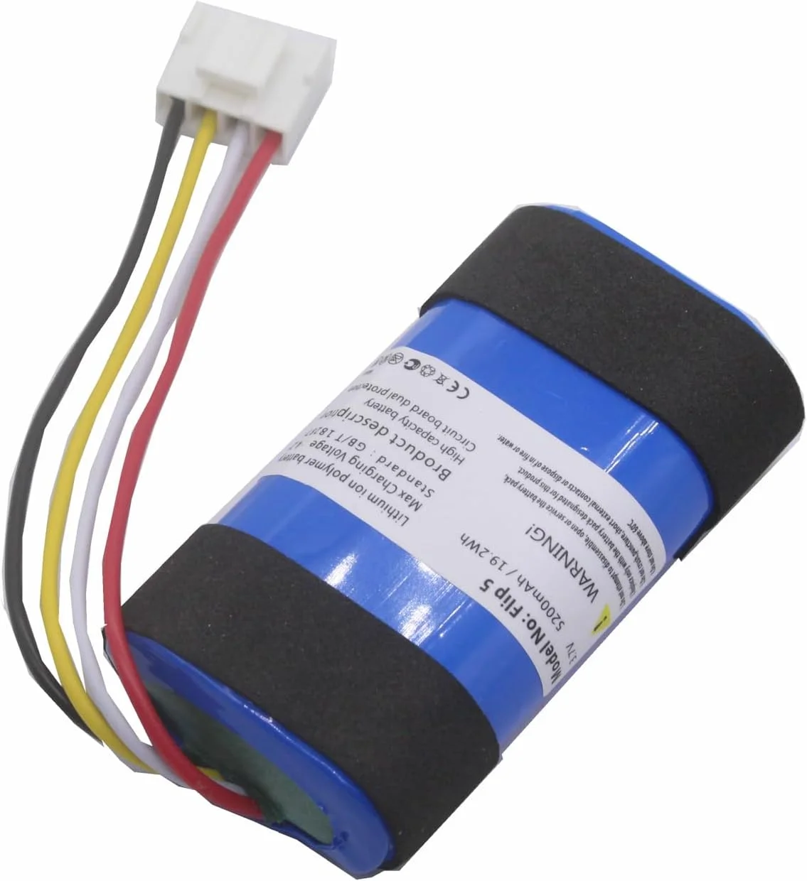 یک عدد باتری جایگزین اسپیکر بلوتوثی 5200mAh / 19.2Wh برای JBL Flip 5، باتری اسپیکرهای بلوتوثی بی سیم ضد آب قابل حمل Flip5 A یک عدد باتری جایگزین اسپیکر بلوتوثی 5200mAh / 19.2Wh برای JBL Flip 5، باتری اسپیکرهای بلوتوثی بی سیم ضد آب قابل حمل Flip5 A