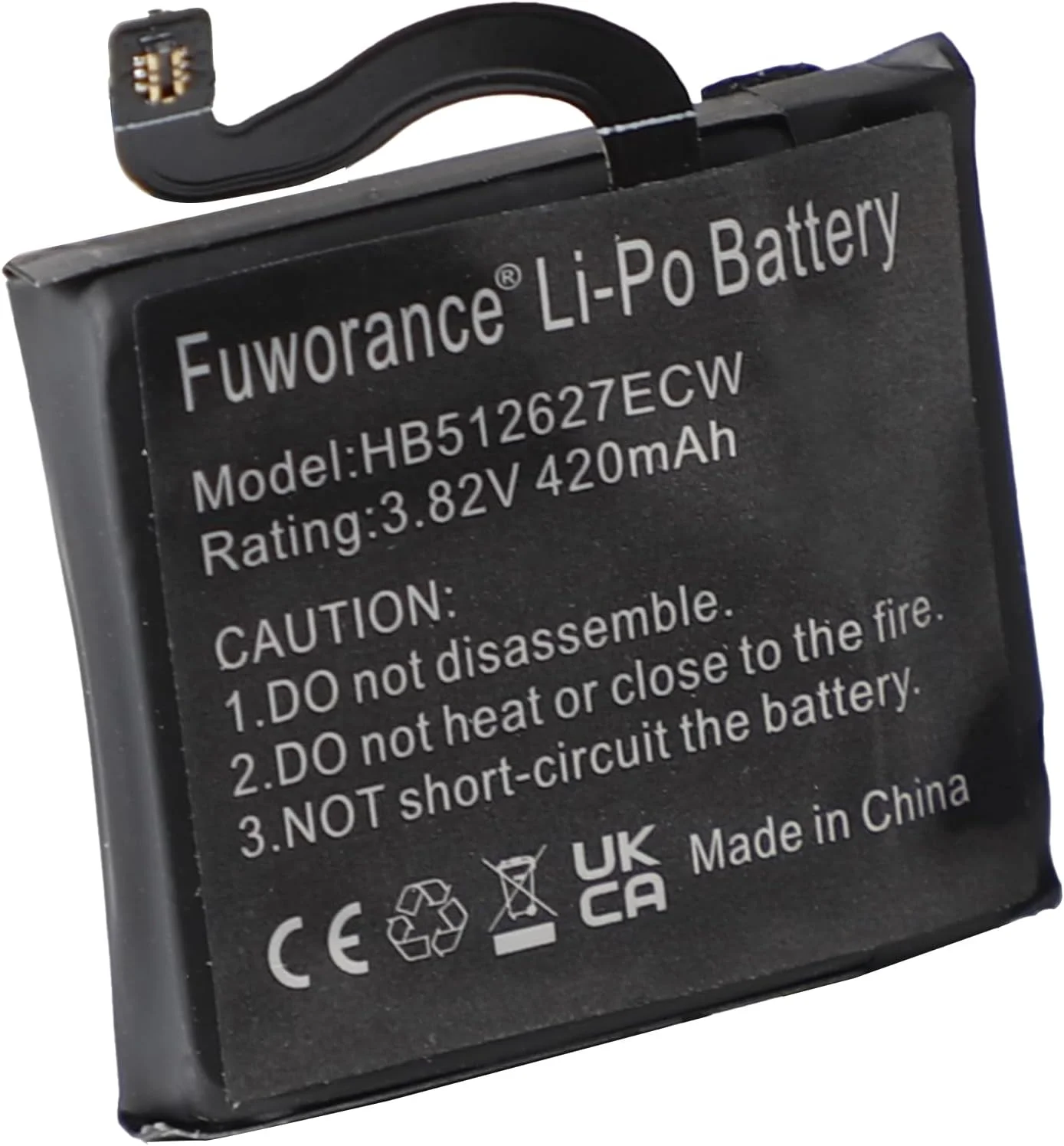 باتری جایگزین فوورنس 420mAh 3.82V HB512627ECW سازگار با ساعت هوشمند Huawei Watch 2، Watch 2 Pro، Watch GT+ باتری جایگزین فوورنس 420mAh 3.82V HB512627ECW سازگار با ساعت هوشمند Huawei Watch 2، Watch 2 Pro، Watch GT+