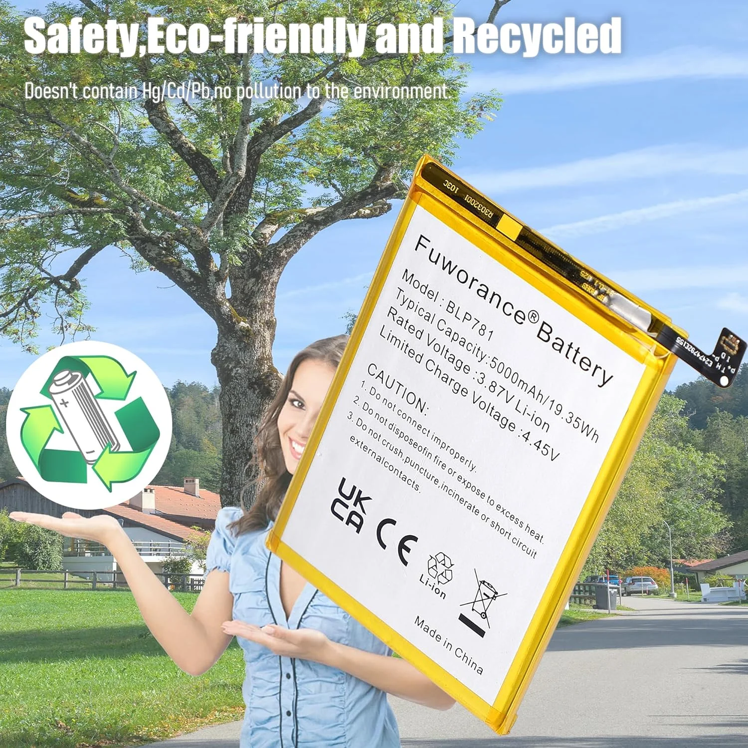 باتری جایگزین 5000mAh 3.87V BLP781 سازگار با گوشی موبایل هوشمند Oppo A72 4G CPH2067/ A52 PDAM10, CPH2069/ A92 CPH2059 به همراه جعبه ابزار باتری جایگزین 5000mAh 3.87V BLP781 سازگار با گوشی موبایل هوشمند Oppo A72 4G CPH2067/ A52 PDAM10, CPH2069/ A92 CPH2059 به همراه جعبه ابزار