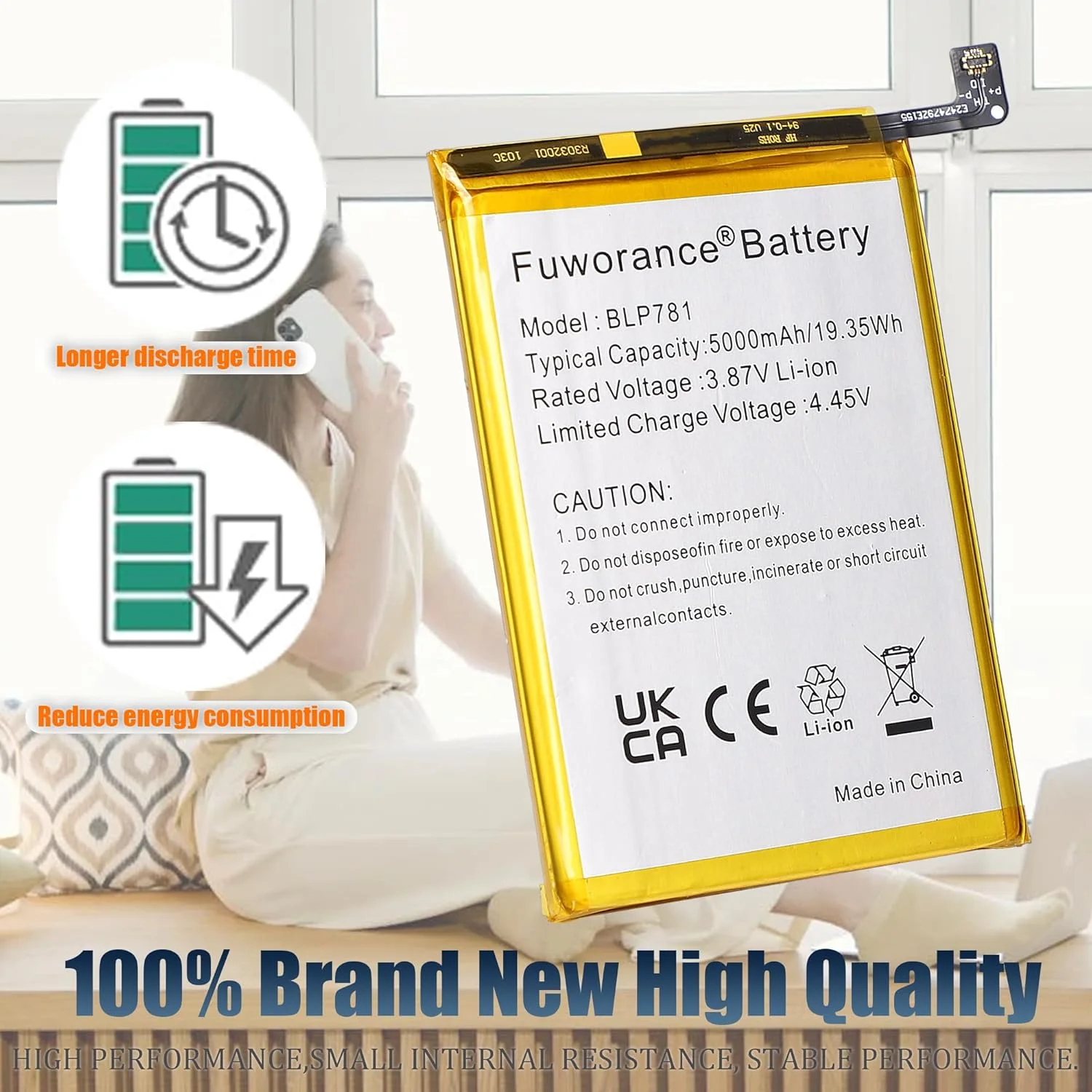 باتری جایگزین 5000mAh 3.87V BLP781 سازگار با گوشی موبایل هوشمند Oppo A72 4G CPH2067/ A52 PDAM10, CPH2069/ A92 CPH2059 به همراه جعبه ابزار باتری جایگزین 5000mAh 3.87V BLP781 سازگار با گوشی موبایل هوشمند Oppo A72 4G CPH2067/ A52 PDAM10, CPH2069/ A92 CPH2059 به همراه جعبه ابزار
