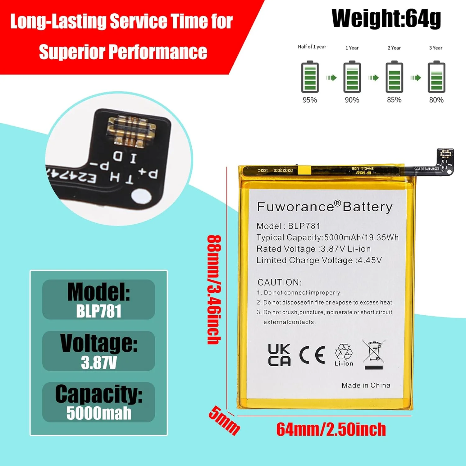 باتری جایگزین 5000mAh 3.87V BLP781 سازگار با گوشی موبایل هوشمند Oppo A72 4G CPH2067/ A52 PDAM10, CPH2069/ A92 CPH2059 به همراه جعبه ابزار باتری جایگزین 5000mAh 3.87V BLP781 سازگار با گوشی موبایل هوشمند Oppo A72 4G CPH2067/ A52 PDAM10, CPH2069/ A92 CPH2059 به همراه جعبه ابزار