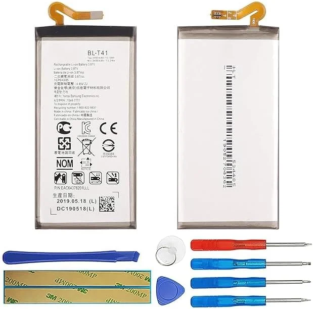 باتری جنریک BL-T41 برای LG G8 ThinQ، جایگزینی باتری برای LG G8 ThinQ LMG820QM7 LM-G820UMB LMG820UM0 LMG820UM1 LMG820UM2 LM-G820N به همراه مجموعه ابزار تعمیر باتری جنریک BL-T41 برای LG G8 ThinQ، جایگزینی باتری برای LG G8 ThinQ LMG820QM7 LM-G820UMB LMG820UM0 LMG820UM1 LMG820UM2 LM-G820N به همراه مجموعه ابزار تعمیر