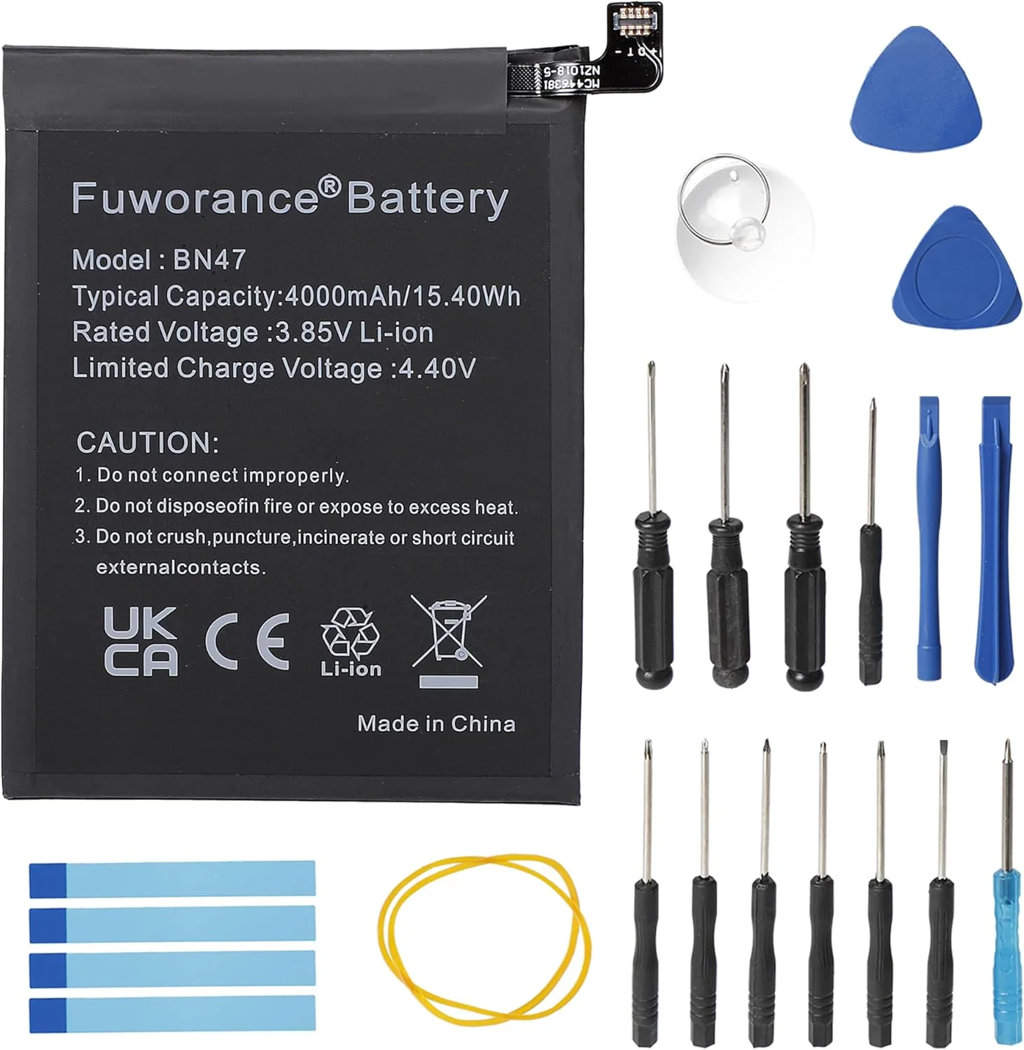 باتری جایگزین Fuworance BN47 با ظرفیت 4000mAh و ولتاژ 3.85V سازگار با گوشی موبایل شیائومی Mi A2 Lite M1805D1SG و شیائومی Redmi 6 Pro M1805D1SE M1805D1SC M1805D1ST لیتیوم یونی باتری جایگزین Fuworance BN47 با ظرفیت 4000mAh و ولتاژ 3.85V سازگار با گوشی موبایل شیائومی Mi A2 Lite M1805D1SG و شیائومی Redmi 6 Pro M1805D1SE M1805D1SC M1805D1ST لیتیوم یونی