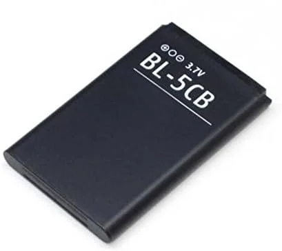 باتری داخلی جایگزین 800 میلی آمپر ساعتی BL-5CB سازگار با نوکیا مدل های 113، 1616، 1800، C1-02، 101، X2-05 و رادیو، اسپیکر بلوتوث، دوربین. لیتیوم-یون دارای تاییدیه CE ROHS باتری داخلی جایگزین 800 میلی آمپر ساعتی BL-5CB سازگار با نوکیا مدل های 113، 1616، 1800، C1-02، 101، X2-05 و رادیو، اسپیکر بلوتوث، دوربین. لیتیوم-یون دارای تاییدیه CE ROHS