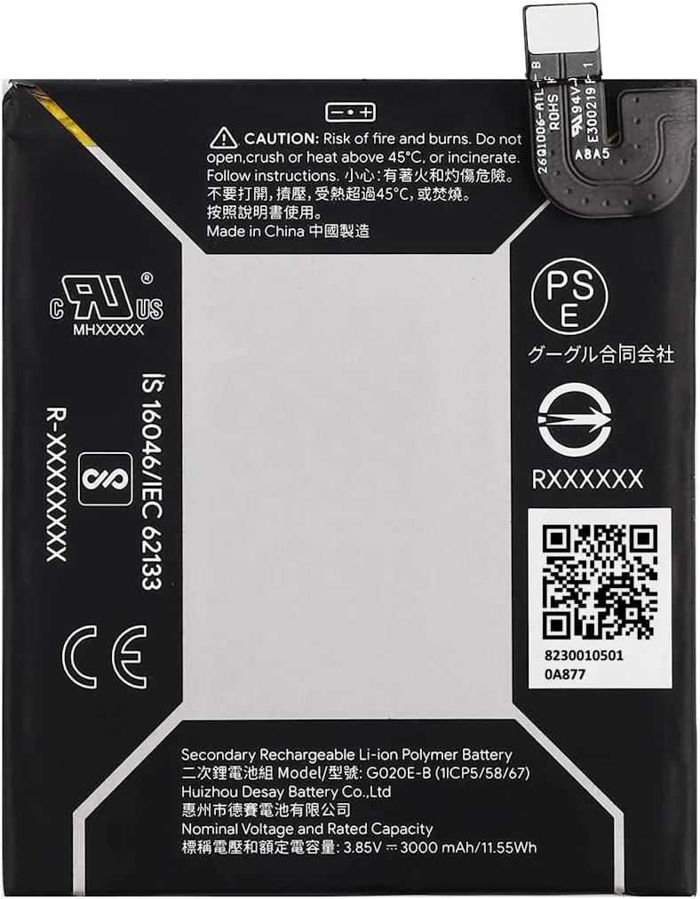 باتری جایگزین ممتاز مدل G020E-B برای گوگل پیکسل 3A - ظرفیت 3000 میلی آمپر ساعت به همراه 10 ابزار و چسب باتری جایگزین ممتاز مدل G020E-B برای گوگل پیکسل 3A - ظرفیت 3000 میلی آمپر ساعت به همراه 10 ابزار و چسب
