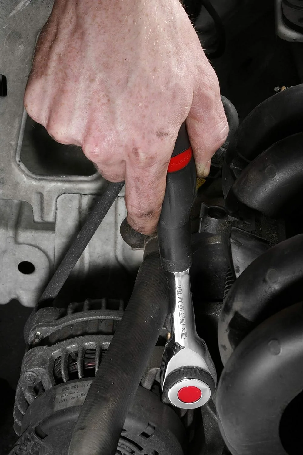 مجموعه جغجغه گردان فاکوم مدل J.360Pack با درایو 3/8 اینچ - فاکوم J.360PACK قرمز و مشکی