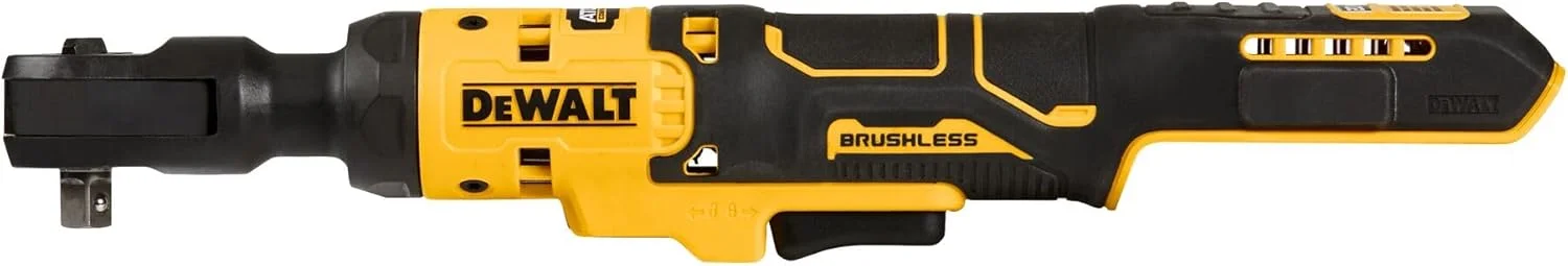 آچار جغجغه ای شارژی 20 ولت DEWALT Atomic، براشلس، 3/8 اینچ، فقط ابزار (DCF513B) آچار جغجغه ای شارژی 20 ولت DEWALT Atomic، براشلس، 3/8 اینچ، فقط ابزار (DCF513B)