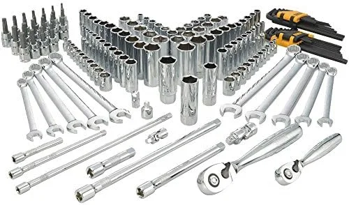 مجموعه ابزار مکانیکی و جعبه بکس دیوالت، 156 تکه (DWMT72164)