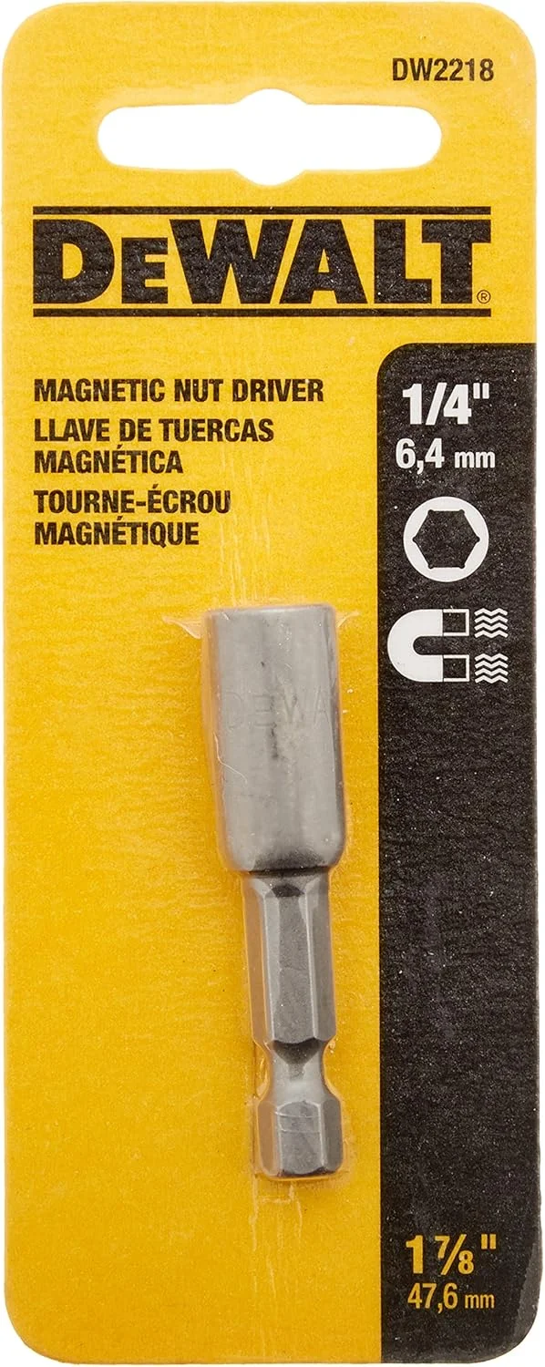 دوالت DW2218 درایور مگنتی بکس 1/4 اینچ در 1-7/8 اینچ، نقره ای دوالت DW2218 درایور مگنتی بکس 1/4 اینچ در 1-7/8 اینچ، نقره ای