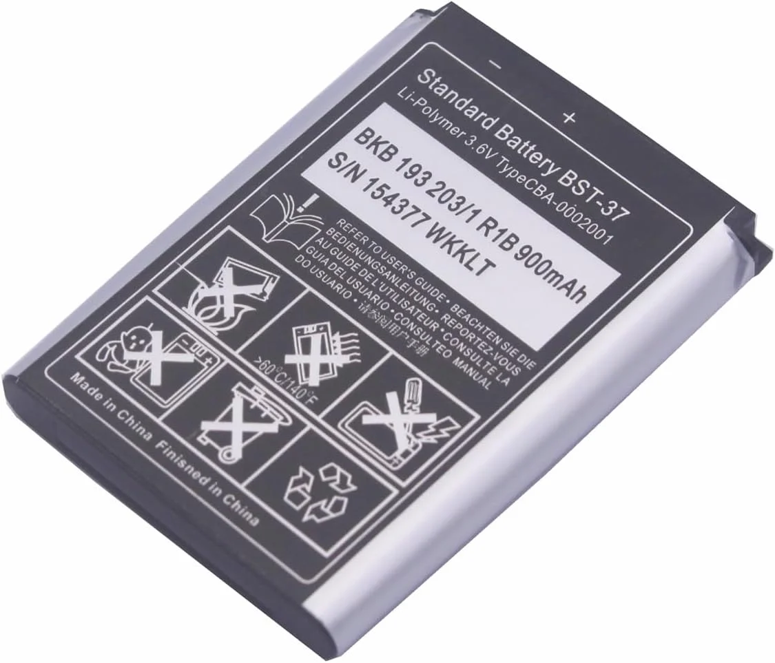 باتری جایگزین 900mAh BST-37 / BST37 برای D750 D750i J100i J210i J220a J220c J220i J230c J230i K310a K310c K310i (2 عدد + شارژر) باتری جایگزین 900mAh BST-37 / BST37 برای D750 D750i J100i J210i J220a J220c J220i J230c J230i K310a K310c K310i (2 عدد + شارژر)