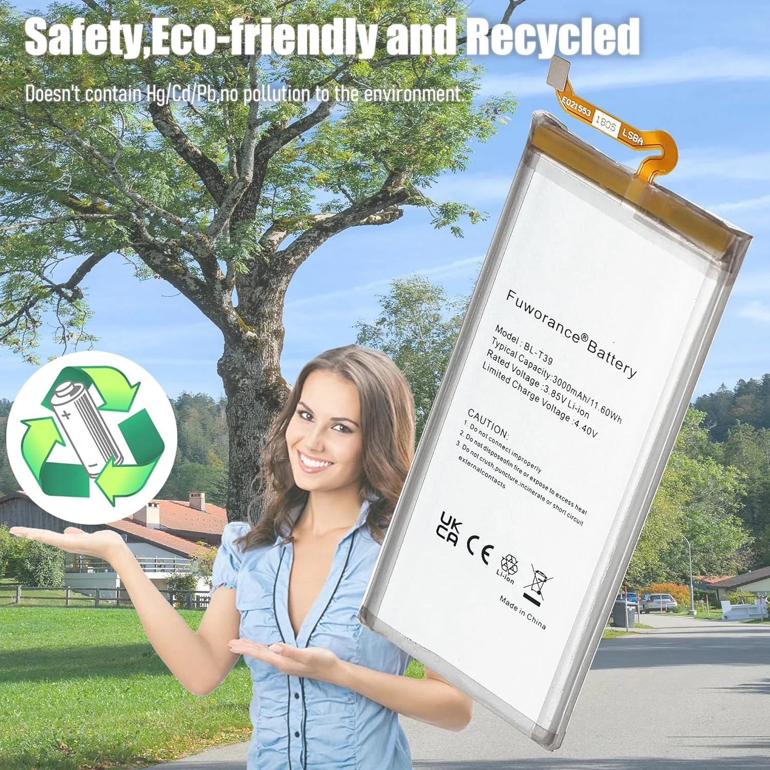 باتری جایگزین 3000mAh 3.85V BL-T39 سازگار با LG G7/G7 ThinQ G710/K30 (2019) LM-G710, G710, LM-G710V, LM-X320EMW, LM-X320ZMW تلفن همراه هوشمند به همراه جعبه ابزار باتری جایگزین 3000mAh 3.85V BL-T39 سازگار با LG G7/G7 ThinQ G710/K30 (2019) LM-G710, G710, LM-G710V, LM-X320EMW, LM-X320ZMW تلفن همراه هوشمند به همراه جعبه ابزار