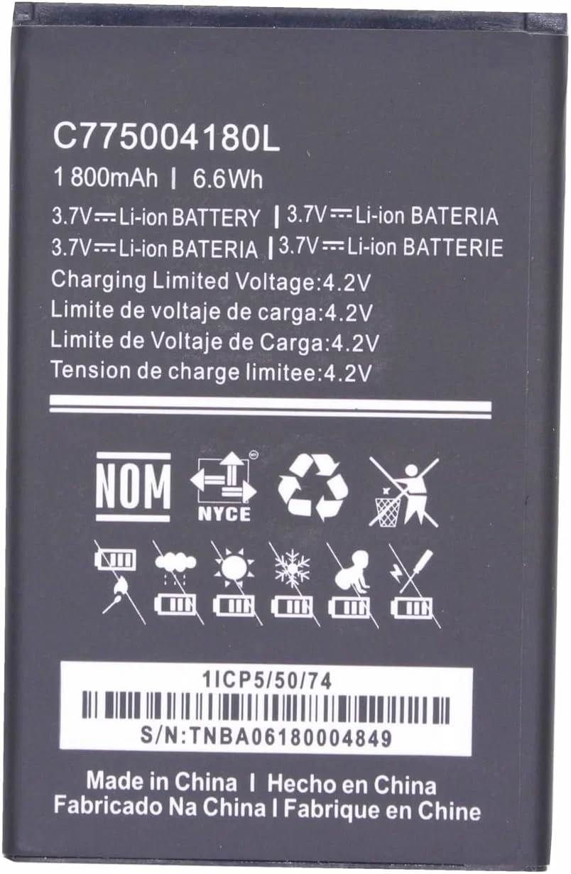 باتری لیتیوم یونی جایگزین 1x 1800mAh C775004180L برای BLU STUDIO 5.0 C D536U باتری لیتیوم یونی جایگزین 1x 1800mAh C775004180L برای BLU STUDIO 5.0 C D536U