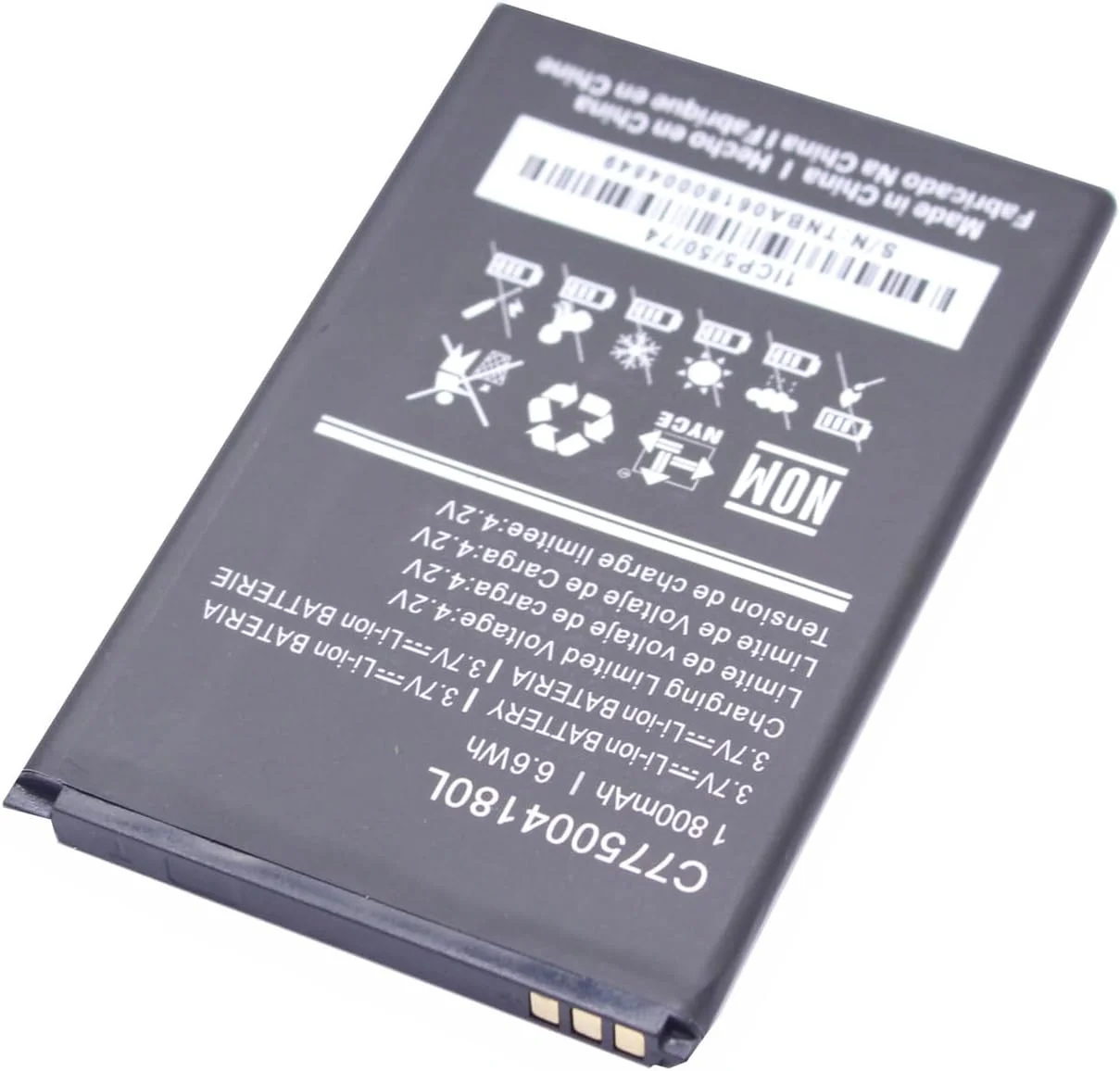 باتری لیتیوم یونی جایگزین 1x 1800mAh C775004180L برای BLU STUDIO 5.0 C D536U باتری لیتیوم یونی جایگزین 1x 1800mAh C775004180L برای BLU STUDIO 5.0 C D536U