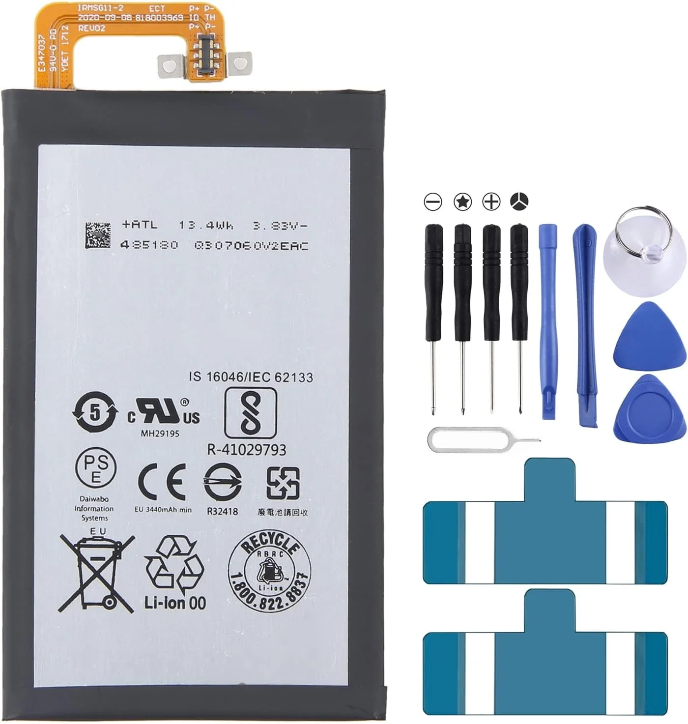 باتری جایگزین SHIHUI برای بلک بری کی وان / DTEK70 ظرفیت 3440mAh مدل BAT-63108-003 باتری جایگزین SHIHUI برای بلک بری کی وان / DTEK70 ظرفیت 3440mAh مدل BAT-63108-003