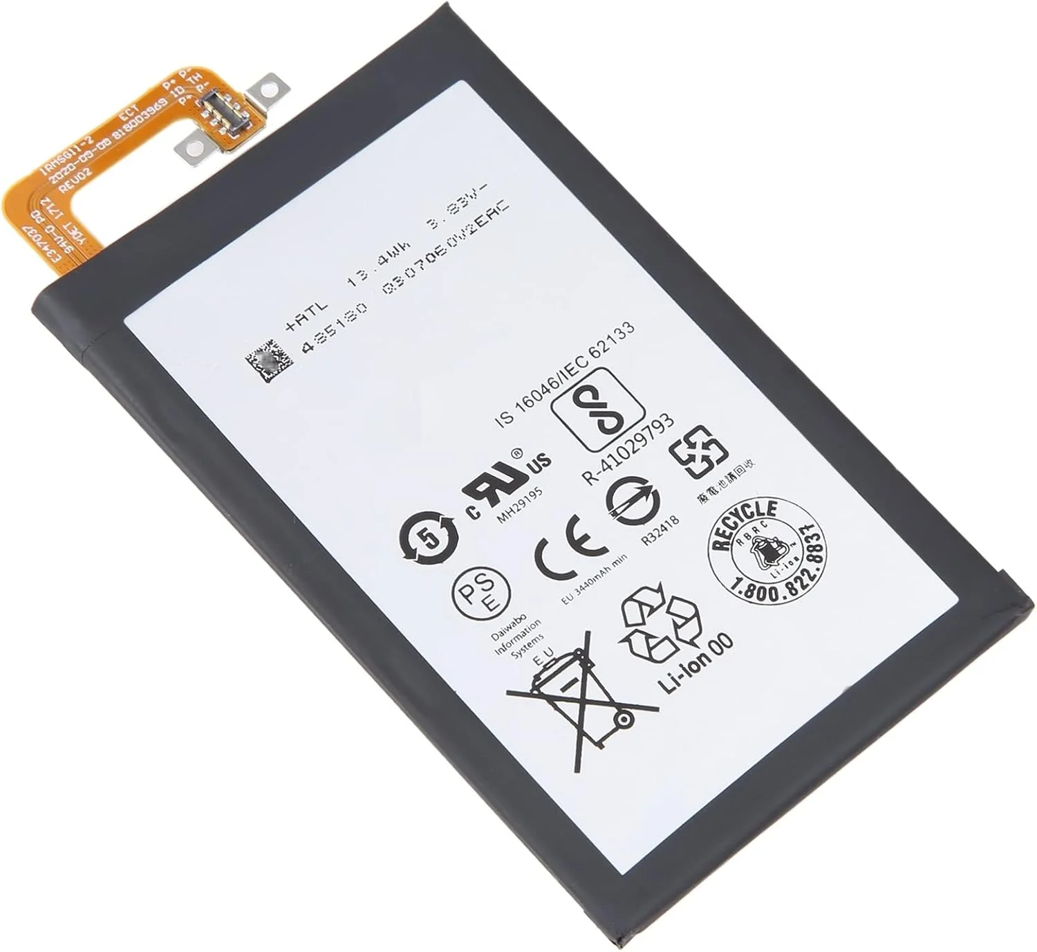 باتری جایگزین SHIHUI برای بلک بری کی وان / DTEK70 ظرفیت 3440mAh مدل BAT-63108-003 باتری جایگزین SHIHUI برای بلک بری کی وان / DTEK70 ظرفیت 3440mAh مدل BAT-63108-003
