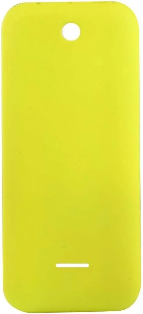 قاب پشتی پلاستیکی رنگ ثابت GHZHEGIZHUND برای نوکیا 225 (مشکی) لوازم جانبی تلفن همراه (رنگ: زرد)