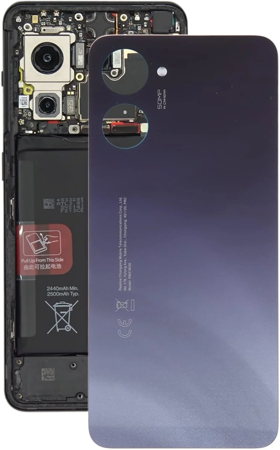 درب پشت باتری جایگزین SHIHUI برای Realme 10 (مشکی)(سفید) (رنگ: مشکی) درب پشت باتری جایگزین SHIHUI برای Realme 10 (مشکی)(سفید) (رنگ: مشکی)