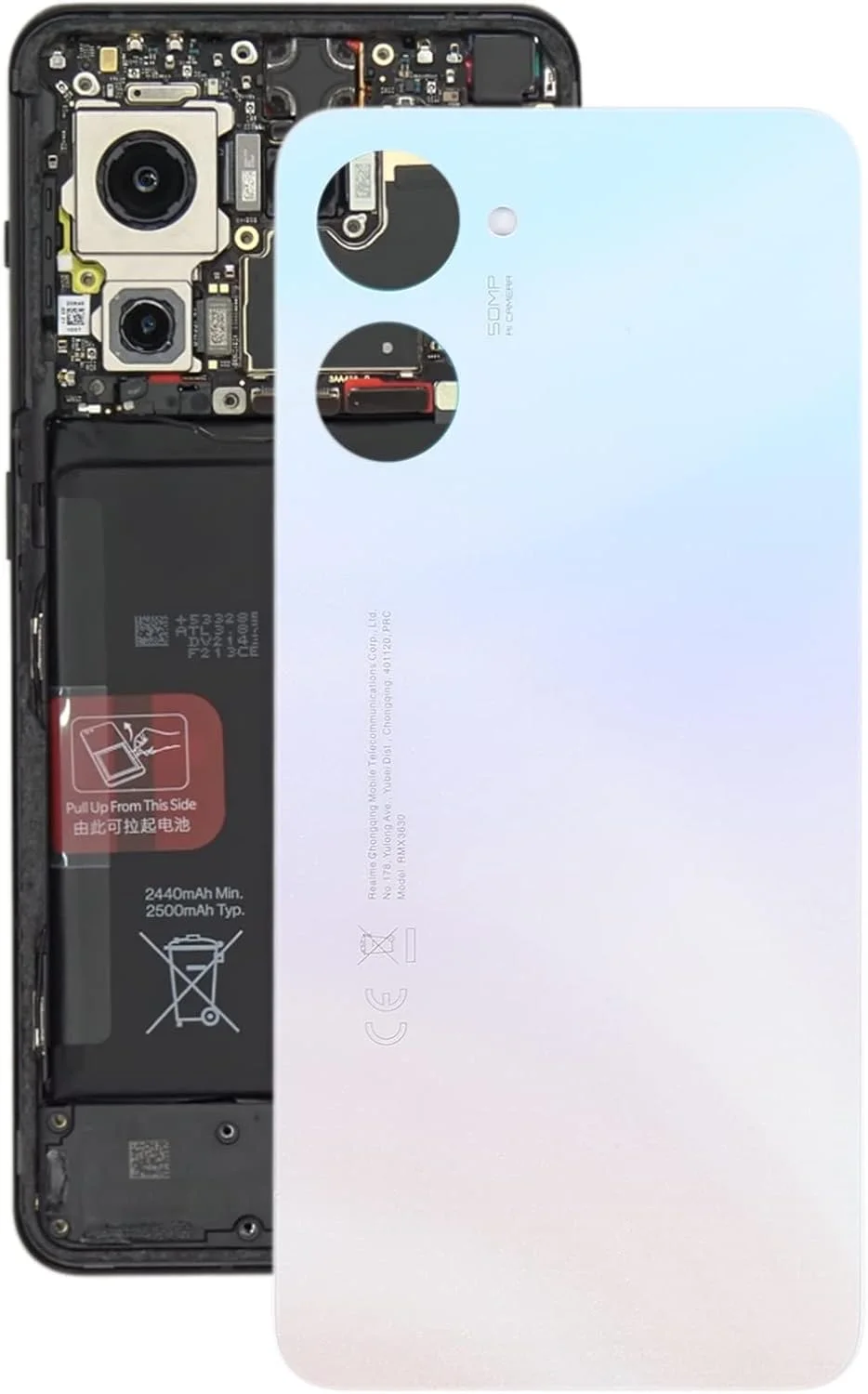 درب پشت باتری جایگزین SHIHUI برای Realme 10 (مشکی)(سفید) (رنگ: سفید) درب پشت باتری جایگزین SHIHUI برای Realme 10 (مشکی)(سفید) (رنگ: سفید)