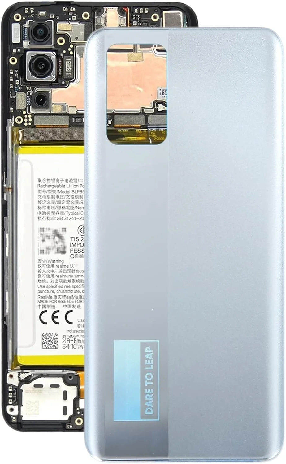 درب پشت باتری جایگزین SHIHUI برای Realme GT Neo (مشکی)(صورتی)(نقره ای) (رنگ: نقره ای) درب پشت باتری جایگزین SHIHUI برای Realme GT Neo (مشکی)(صورتی)(نقره ای) (رنگ: نقره ای)