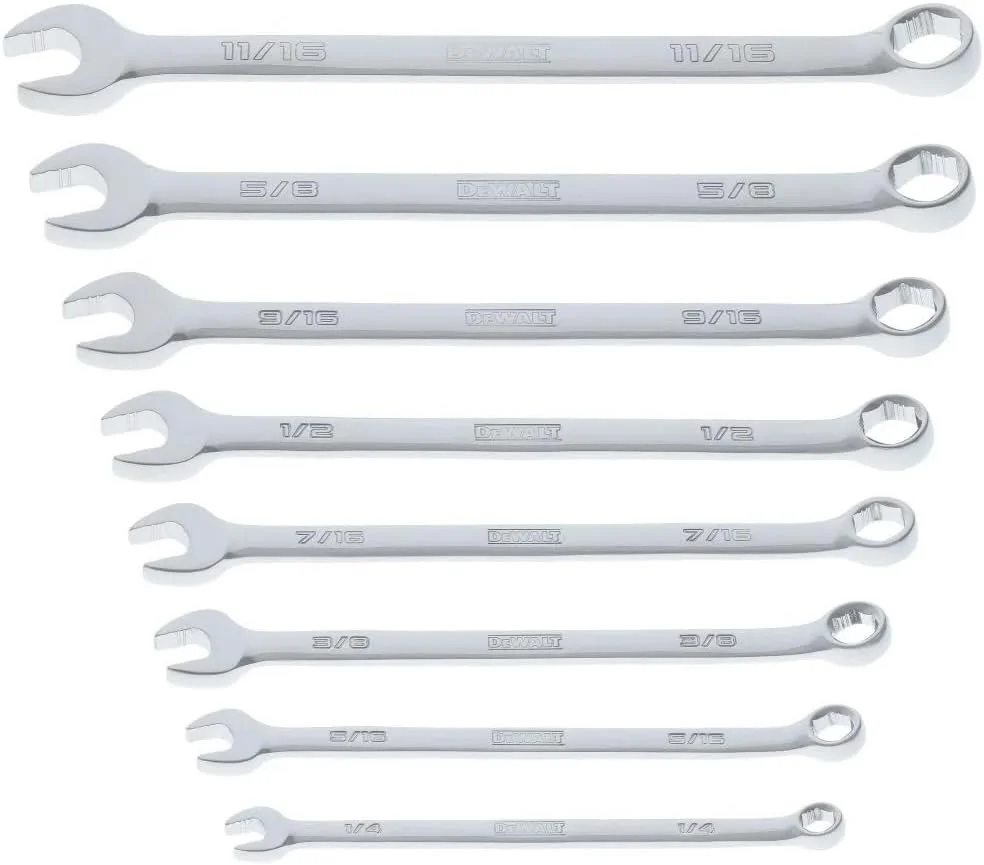 مجموعه آچار یکسر رینگی 8 عددی SAE دیوالت مدل DWMT45427