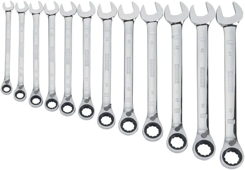 مجموعه آچار جغجغه ای 12 عددی DEWALT، SAE (DWMT19232) مجموعه آچار جغجغه ای 12 عددی DEWALT، SAE (DWMT19232)