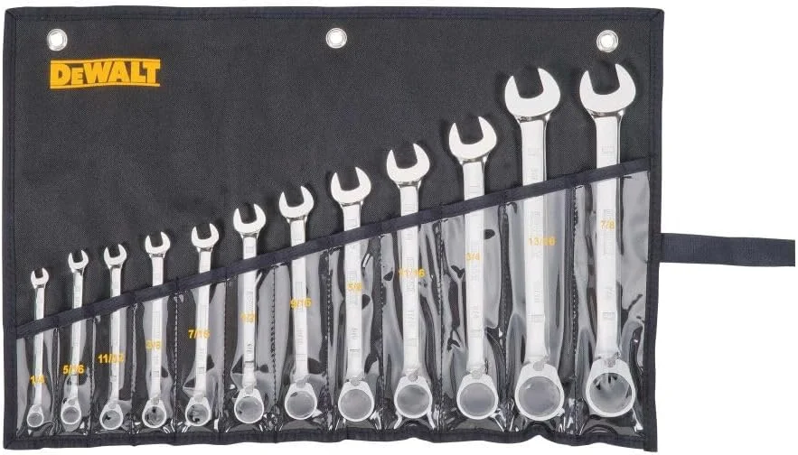 مجموعه آچار جغجغه ای 12 عددی DEWALT، SAE (DWMT19232) مجموعه آچار جغجغه ای 12 عددی DEWALT، SAE (DWMT19232)