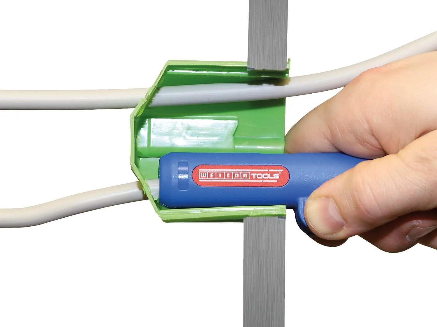 مجموعه ابزار نصب الکتریکی WEICON 1 | مدل No.13/No.300 به همراه ابزار پرس و سیم لخت کن گرد