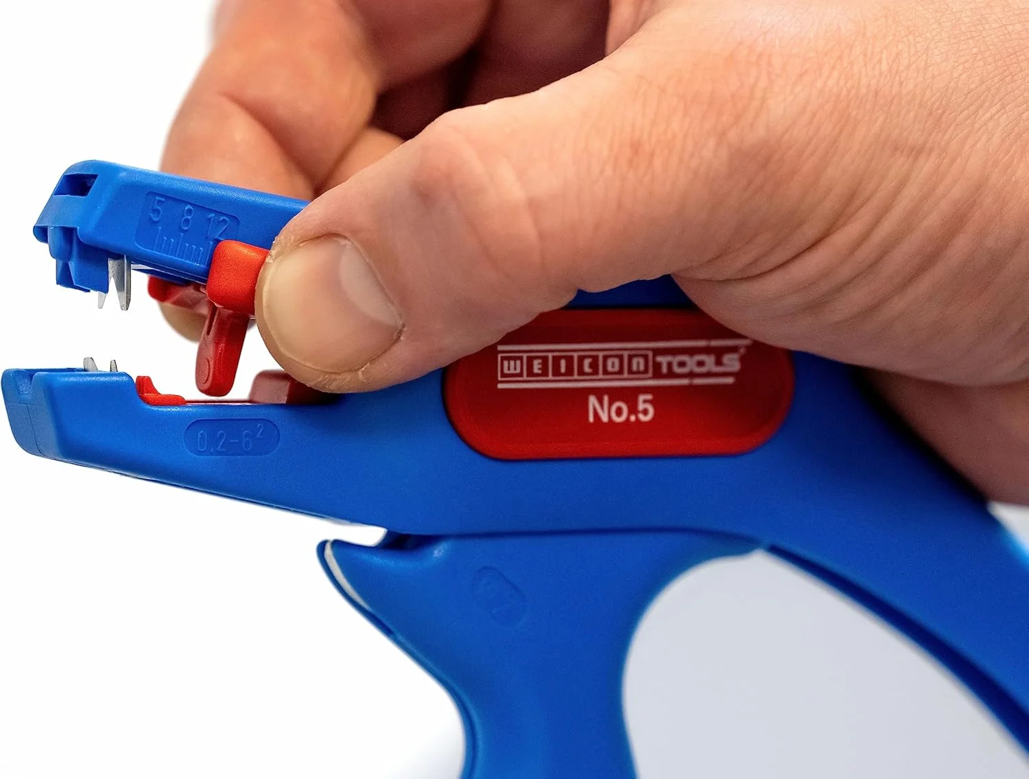 WEICON Tools No. 5 سیم لخت کن مجموعه 12 عددی سیم لخت کن اتوماتیک برای تمام هادی های انعطاف پذیر و جامد استاندارد از 0.2-6.0 میلی متر مربع WEICON Tools No. 5 سیم لخت کن مجموعه 12 عددی سیم لخت کن اتوماتیک برای تمام هادی های انعطاف پذیر و جامد استاندارد از 0.2-6.0 میلی متر مربع