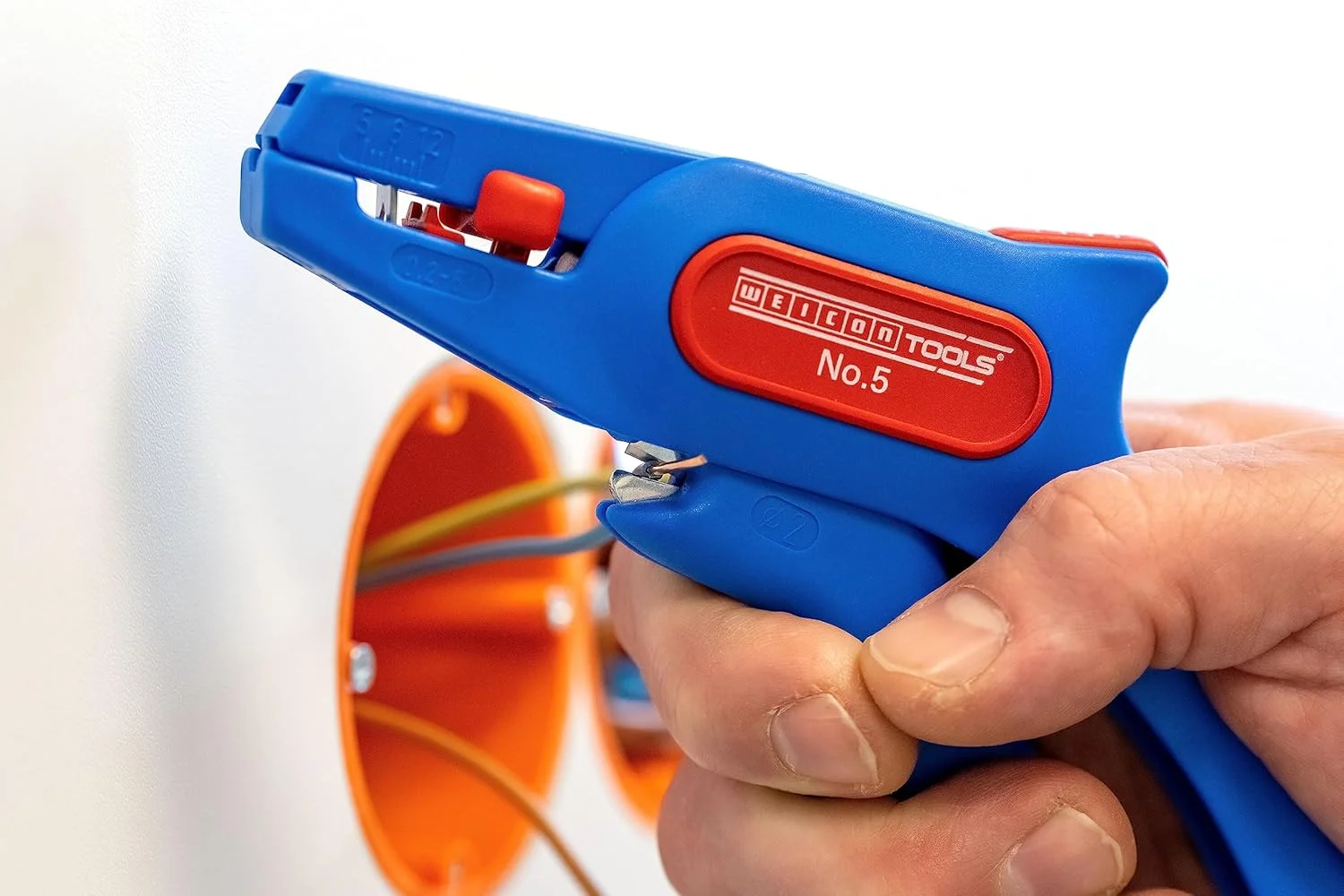 WEICON Tools No. 5 سیم لخت کن مجموعه 12 عددی سیم لخت کن اتوماتیک برای تمام هادی های انعطاف پذیر و جامد استاندارد از 0.2-6.0 میلی متر مربع WEICON Tools No. 5 سیم لخت کن مجموعه 12 عددی سیم لخت کن اتوماتیک برای تمام هادی های انعطاف پذیر و جامد استاندارد از 0.2-6.0 میلی متر مربع