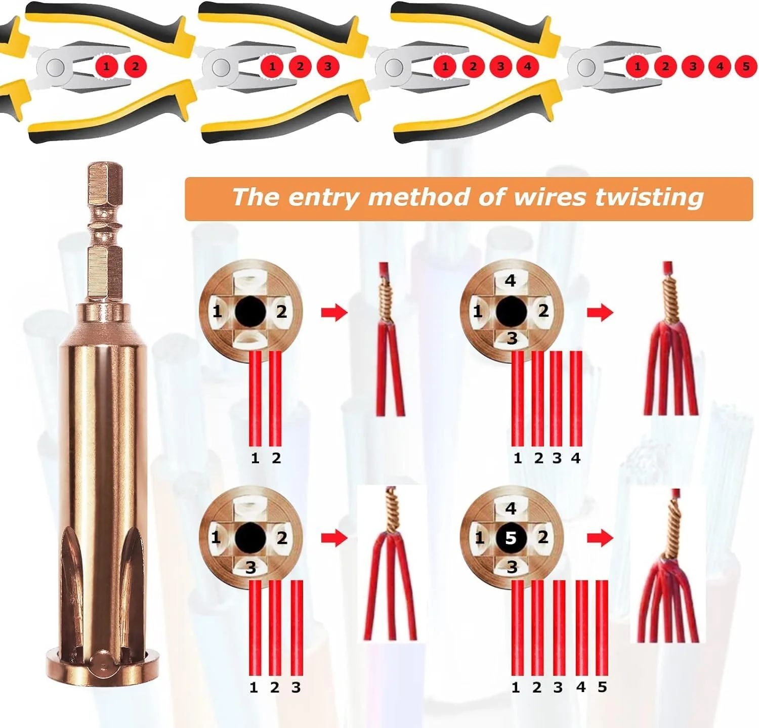 ابزار سیمتاب KASTWAVE، مجموعه 3 عددی: سیم لخت کن و تابنده، تابنده 3 راهه/5 راهه، سازگار با ترمینالهای سیم 4 و 2.5 مربعی، ساختار فلزی و پلاستیکی بادوام، سبز، آبی، قهوهای ابزار سیمتاب KASTWAVE، مجموعه 3 عددی: سیم لخت کن و تابنده، تابنده 3 راهه/5 راهه، سازگار با ترمینالهای سیم 4 و 2.5 مربعی، ساختار فلزی و پلاستیکی بادوام، سبز، آبی، قهوهای