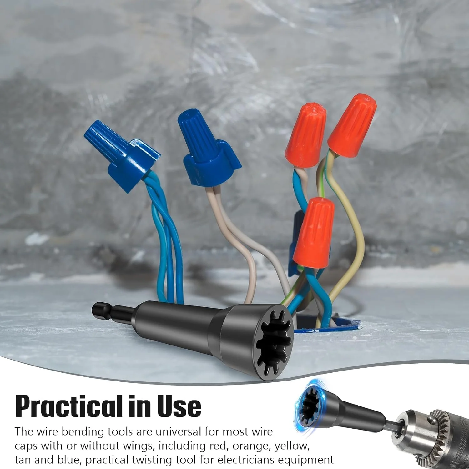 ابزار سیمتاب KASTWAVE، 2 عدد ابزار تاباندن سیم، ابزار اتصال سیم برق، ابزار خم کردن سیم با سه نظام 1/4 اینچی برای خم کردن و اتصال آسان سیم (مشکی) ابزار سیمتاب KASTWAVE، 2 عدد ابزار تاباندن سیم، ابزار اتصال سیم برق، ابزار خم کردن سیم با سه نظام 1/4 اینچی برای خم کردن و اتصال آسان سیم (مشکی)