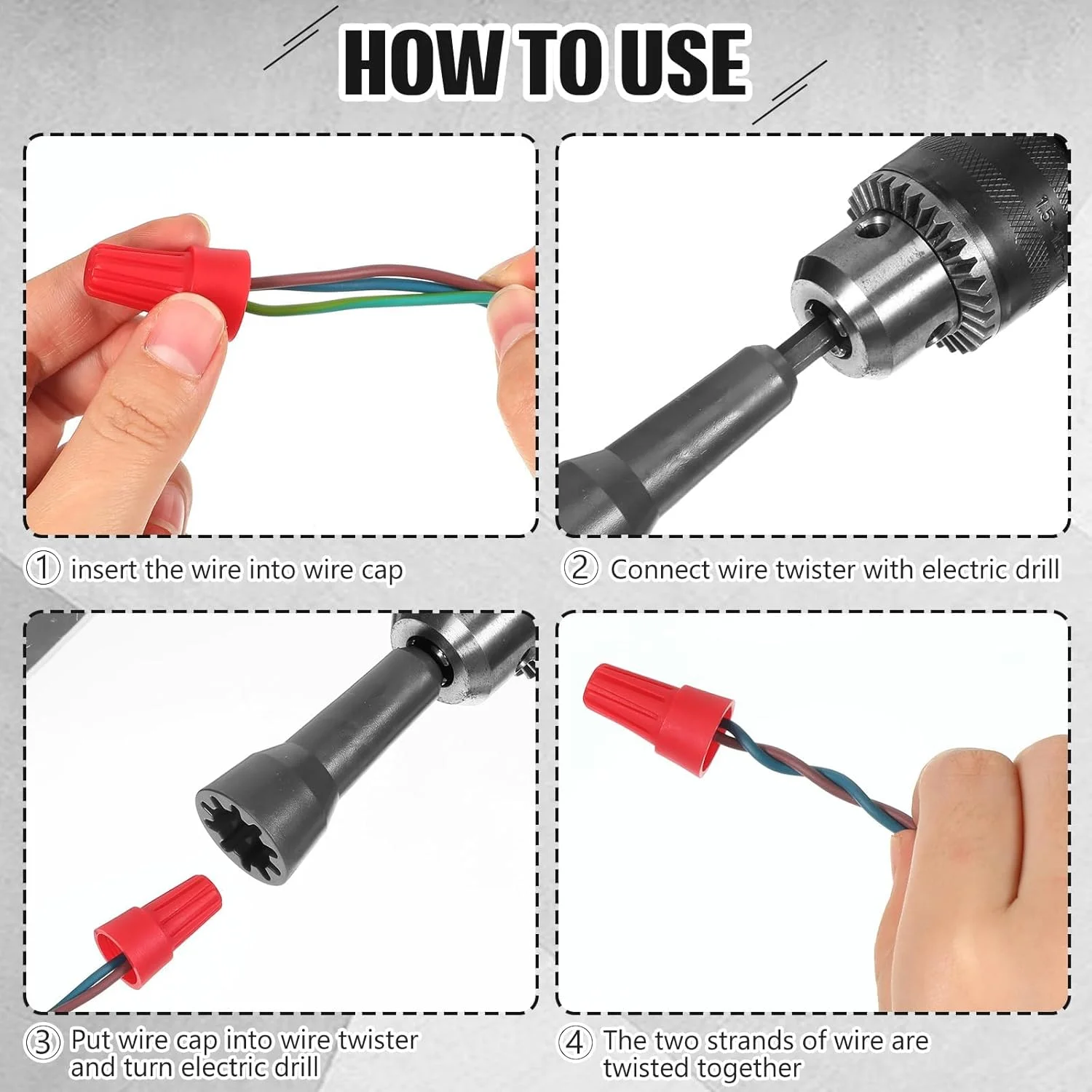 ابزار سیمتاب KASTWAVE، 2 عدد ابزار تاباندن سیم، ابزار اتصال سیم برق، ابزار خم کردن سیم با سه نظام 1/4 اینچی برای خم کردن و اتصال آسان سیم (مشکی) ابزار سیمتاب KASTWAVE، 2 عدد ابزار تاباندن سیم، ابزار اتصال سیم برق، ابزار خم کردن سیم با سه نظام 1/4 اینچی برای خم کردن و اتصال آسان سیم (مشکی)