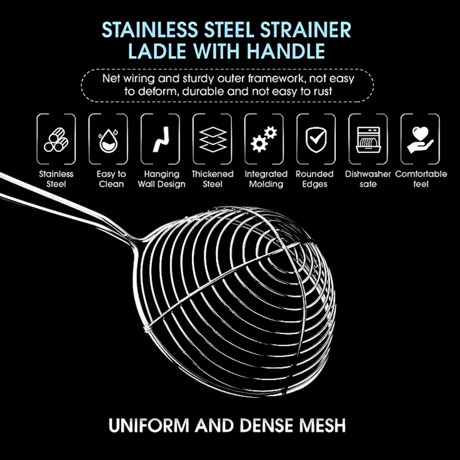 ست کفگیر استیل ضد زنگ در 3 سایز - نظم دهنده آشپزخانه - صافی پخت و پز قاشق روغن سرخ کردنی آبکش قابلمه توری ملاقه کفگیر عنکبوتی ابزار آشپزخانه برای لوازم و ست پخت و پز ست کفگیر استیل ضد زنگ در 3 سایز - نظم دهنده آشپزخانه - صافی پخت و پز قاشق روغن سرخ کردنی آبکش قابلمه توری ملاقه کفگیر عنکبوتی ابزار آشپزخانه برای لوازم و ست پخت و پز