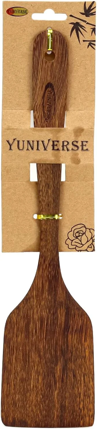 ست کفگیر و ملاقه چوبی آشپزی Winds Trading، مناسب برای ظروف نچسب، ساخته شده از بهترین چوب با کیفیت، شامل کفگیر تخت، کفگیر شیاردار، کفگیر زاویه دار و ملاقه